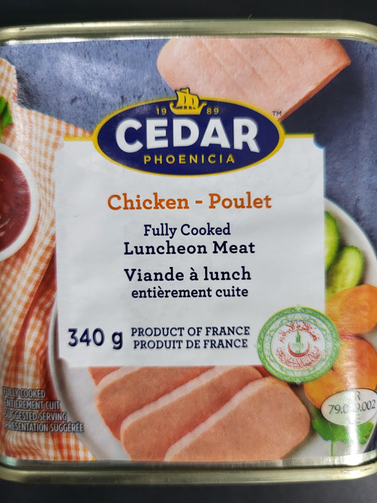 Cedar Ready Meal Chicken fully cooked luncheon meat 340g