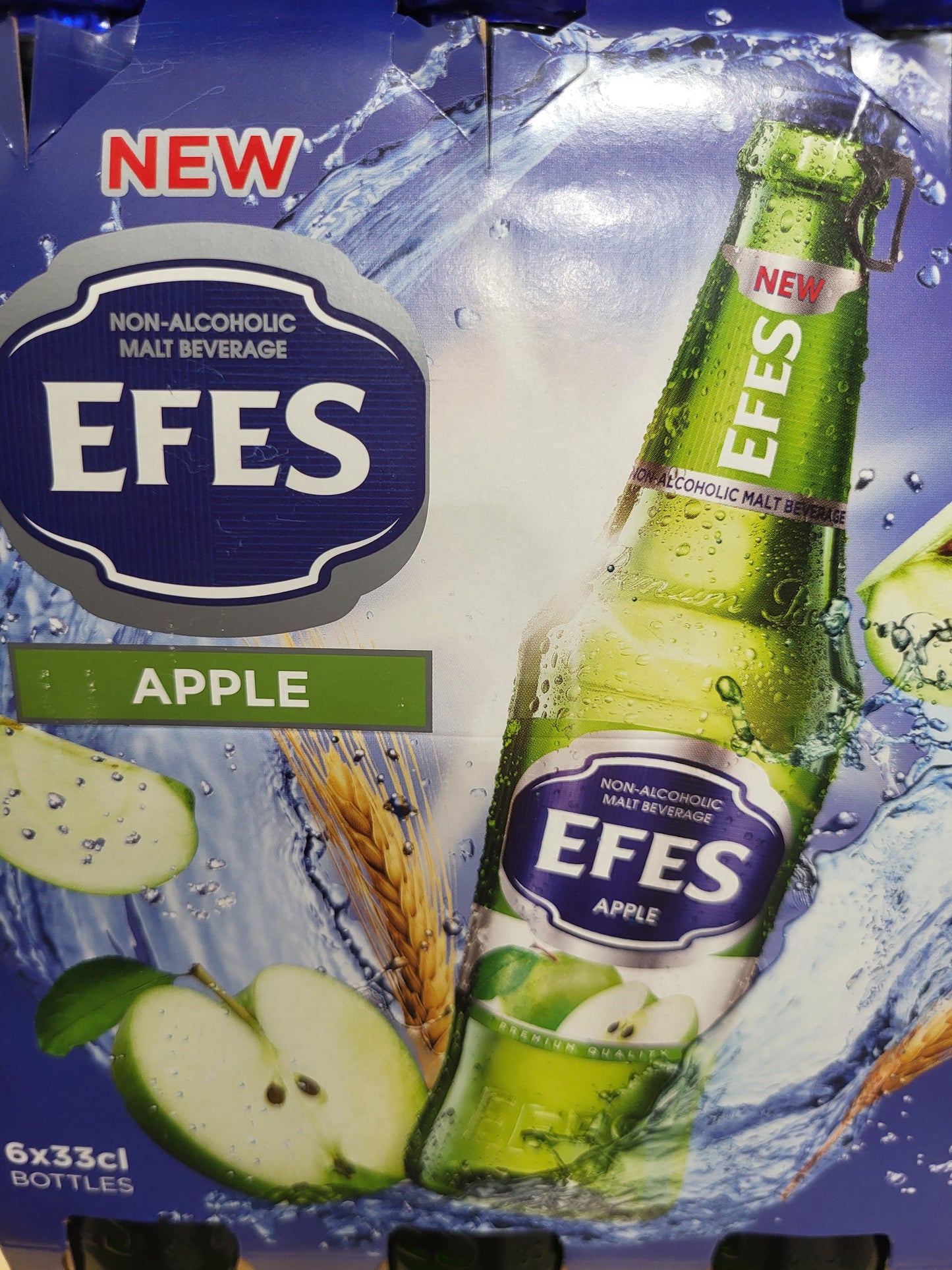 Efes non-alcoholic malt beverage Apple 6pack