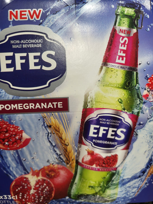 Efes non-alcoholic malt beverage Pomegranate 6pack