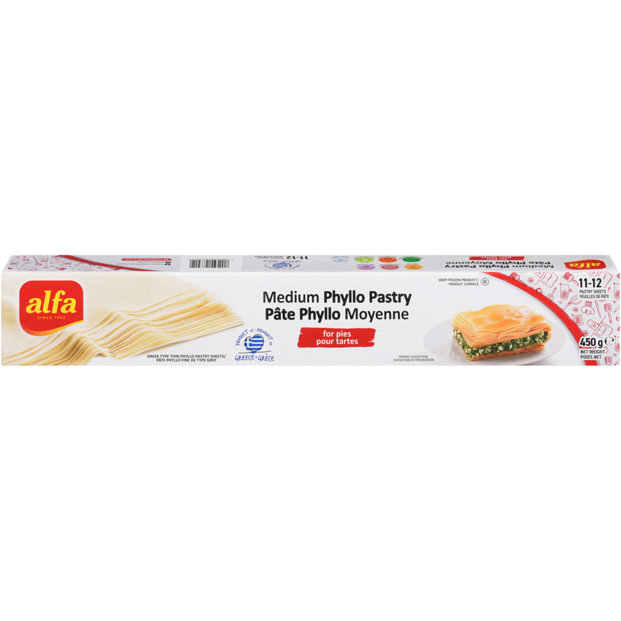 Alfa Medium Phyllo Pastry 450g