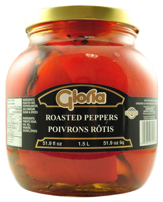 Gloria Roasted Red Peppers 1500ml
