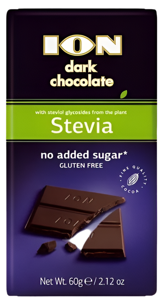 Ion Dark Chocolate with stevia 60g