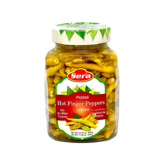 Sera Pickled Hot Finger Peppers 640g