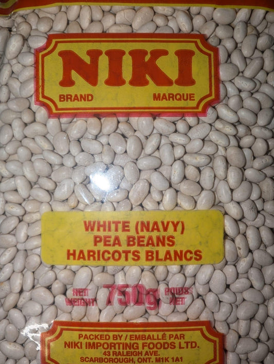 Niki White White Navy Pea Beans 750g