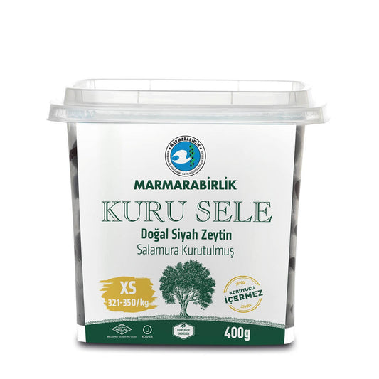 Marmarabirlik Dried Natural Black Olives XS 400g