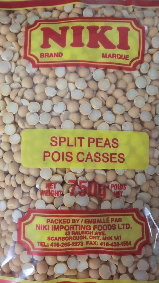 Niki Yellow Split Peas 750g