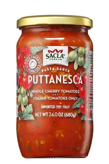 Sacla Italia Puttanesca with olives&capers Pasta Sauce 655ml