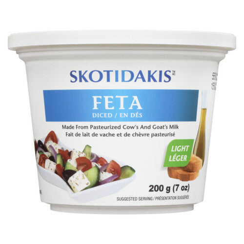 Skotidakis Diced Feta Cheese Light 200g