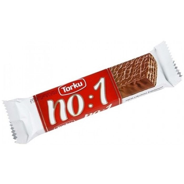Torku No:1 Chocolate Covered Wafer w/Hazelnut Cream 35gr
