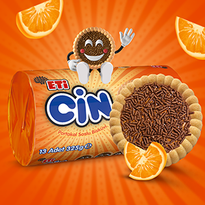 Eti Cin Orange Biscuits 325g