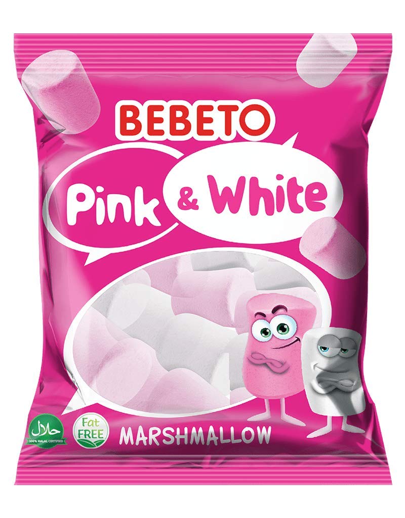 Bebeto Pink&White Marshmallow 275g
