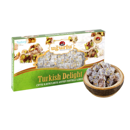 Ugurlu Turkish Delight with Pistachio 350g