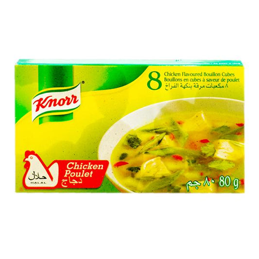 Knorr Chicken Flavoured Bouillon Cubes 80g