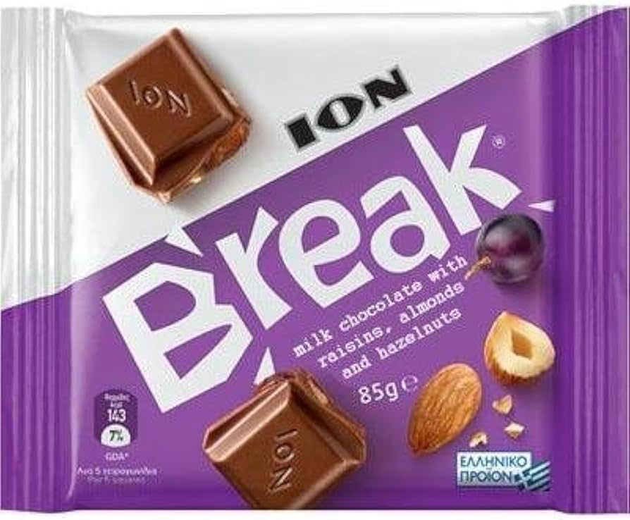 Ion Break Milk Chocolate with almond 85g