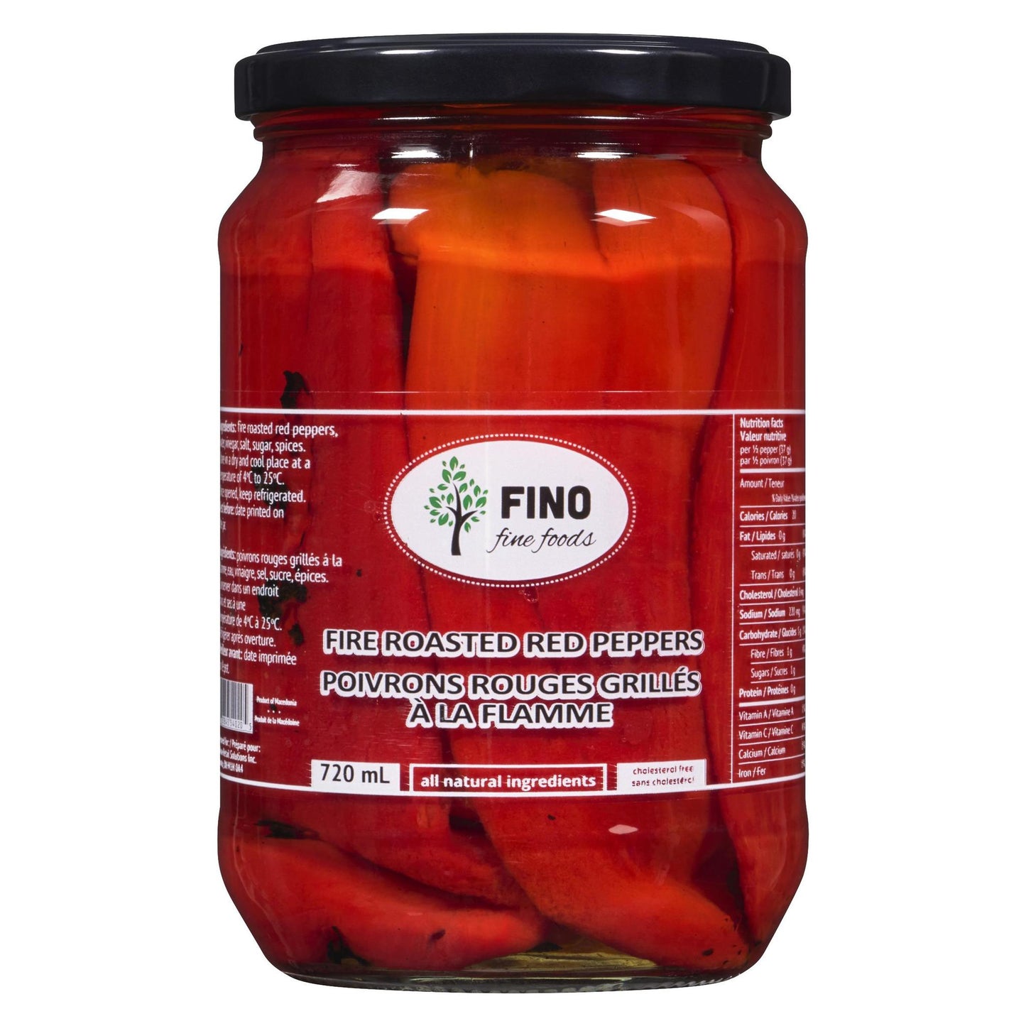 Fino Fire Roasted Red Peppers 720ml
