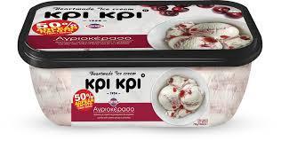 Kri Kri Heartmade Ice cream vanilla cherry 1.5L