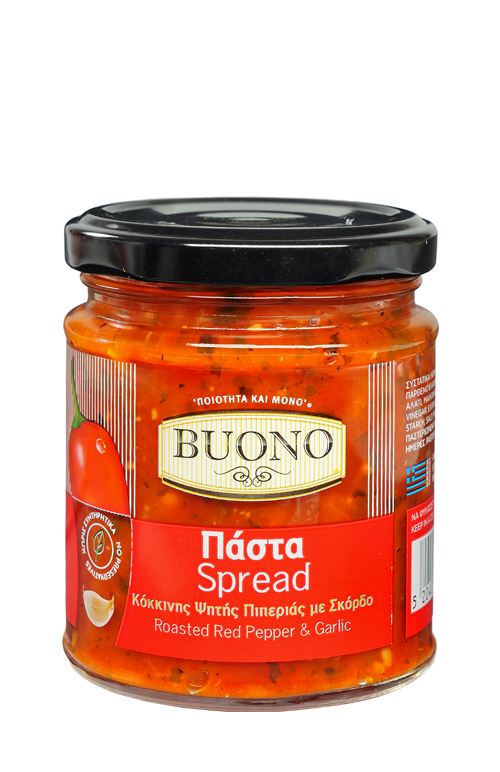 Buono Roasted Red Pepper&Garlic spread 200g