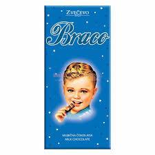 Zvecevo Braco milk chocolate 75g