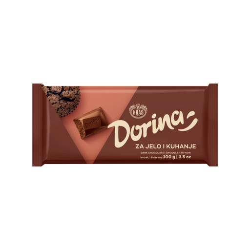 Kras Dorina Chocolate Bar dark 100g