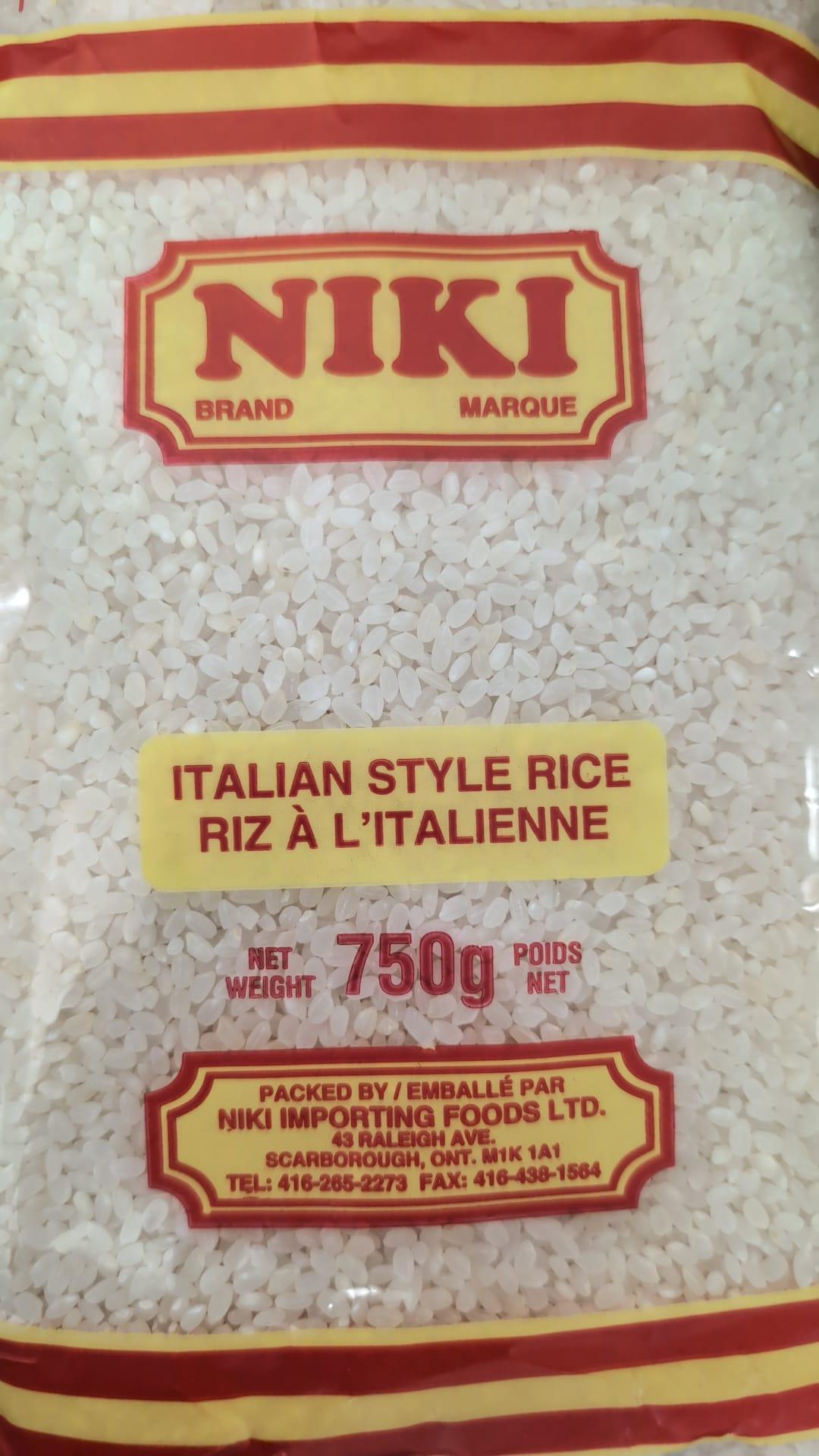 Niki Italian Style Rice 750g