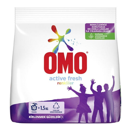 Omo Active Fresh Powder Laundry Detergent Color