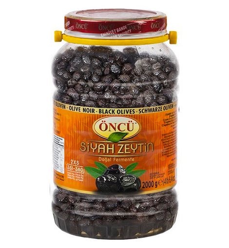 Oncu Natural Black Olives 2XS 2kg