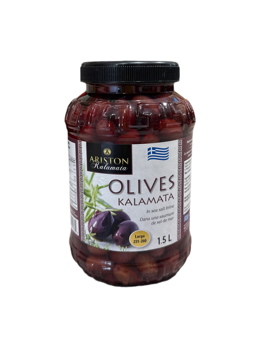 Ariston Whole Black Kalamata Olives 1.5L