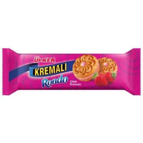 Ulker Rondo Strawberry Cream Biscuits 61g