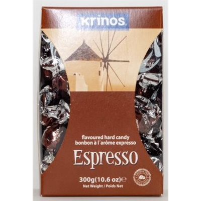 Krinos Espresso flavoured hard candy 300g