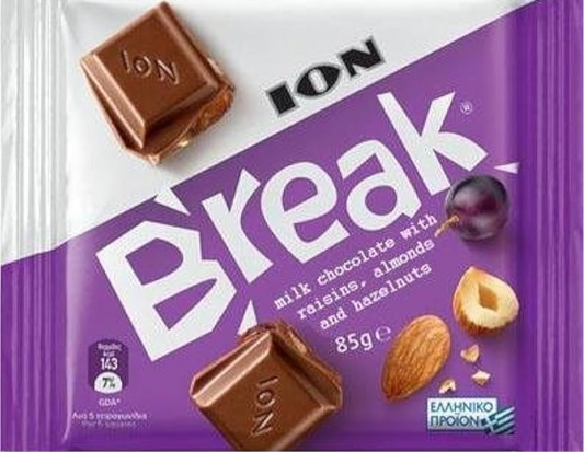 Ion Break Milk Chocolate with almond 85g