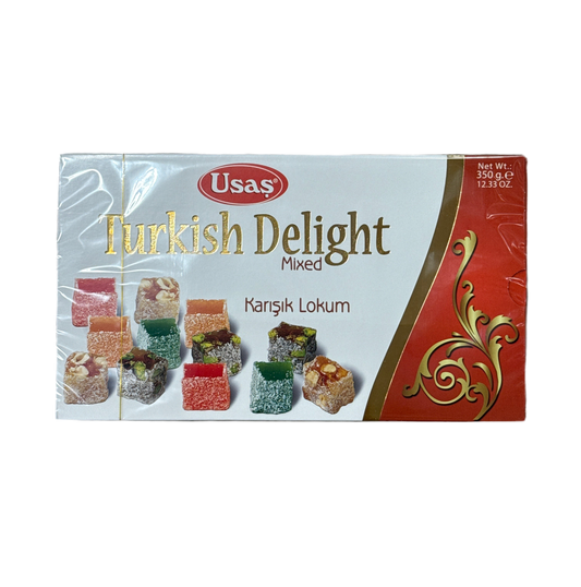 Usas Turkish Delight Mixed 350g