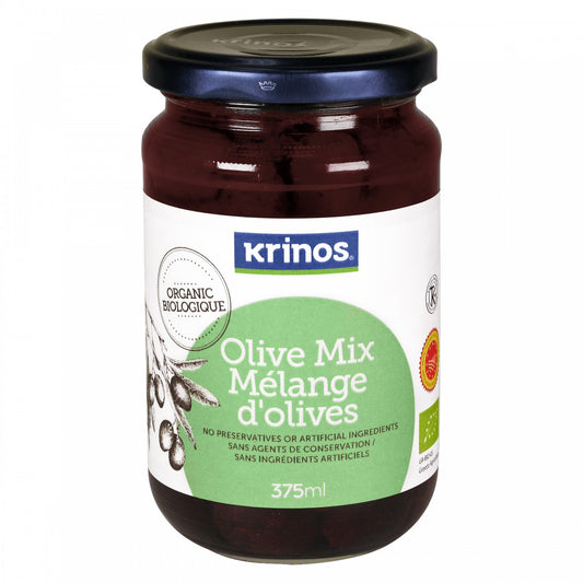 Krinos Organic Olive Mix 375ml