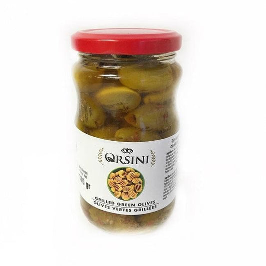 Orsini Grilled Green Olives 370g
