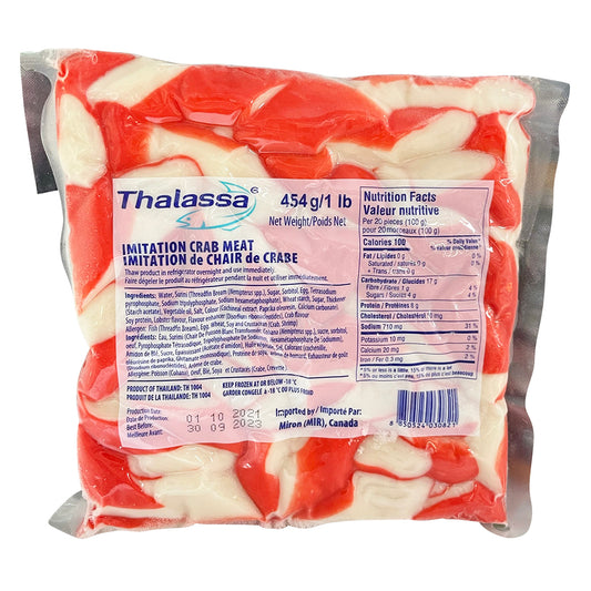 Thalassa Imitation Crab Meat 454g