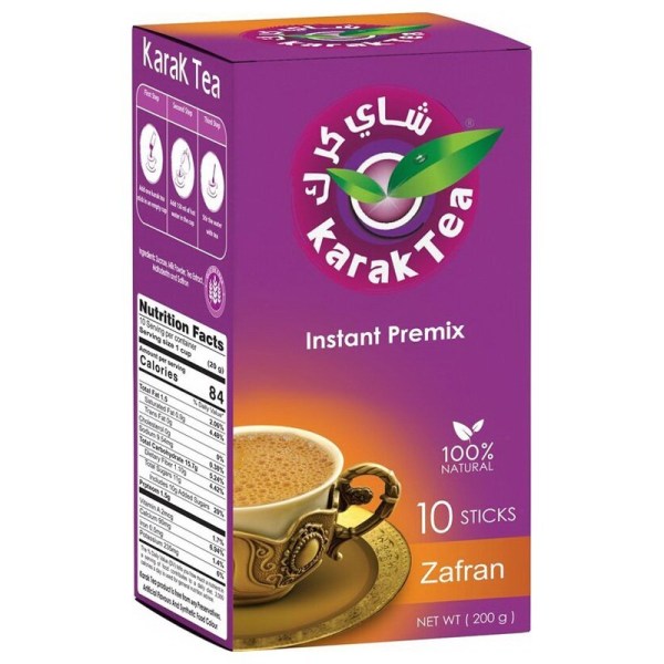 Karak Tea Instant Premix Zafran 10 sticks