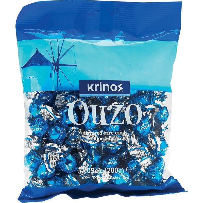 Krinos Ouzo flavoured hard candy 200g