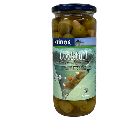 Krinos Cocktail olives 500ml