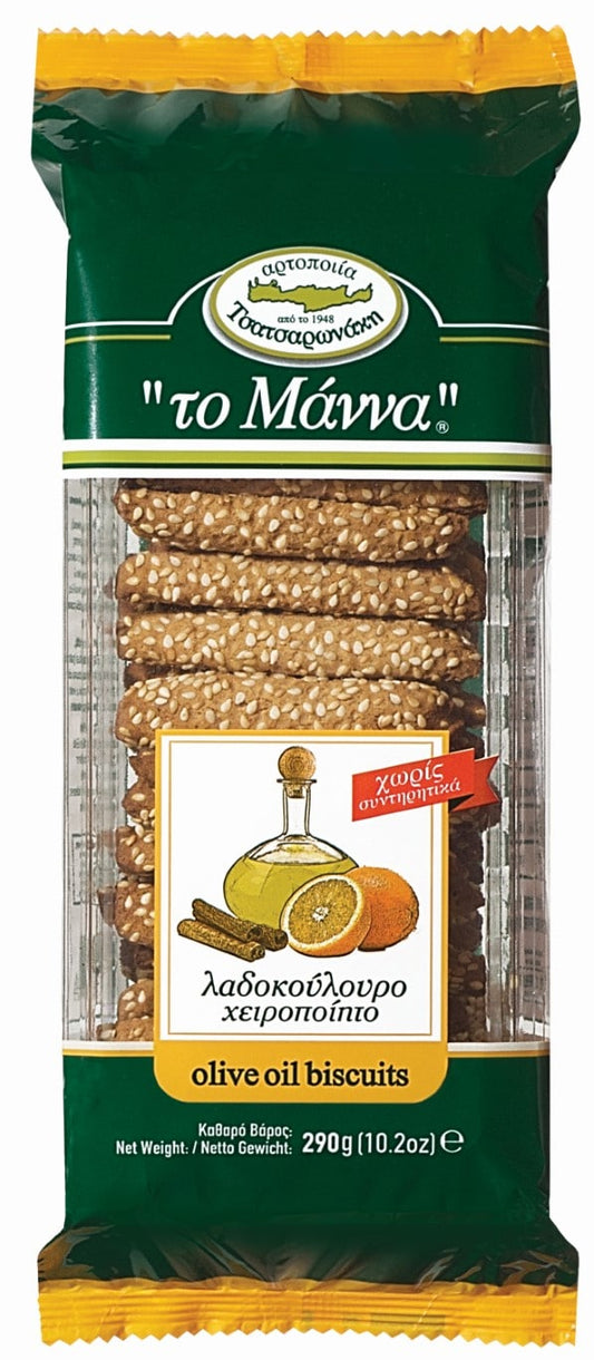 The Manna Olive Oil biscuits 290g