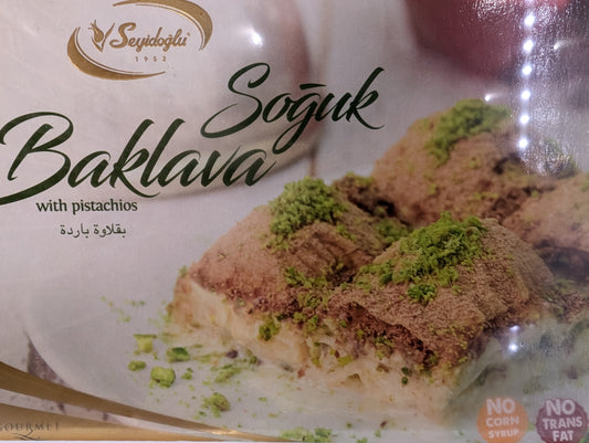 Seyidoglu Cold Baklava with pistachio 454g