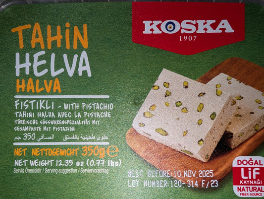 Koska Tahini Halva with Pistachio 350gr