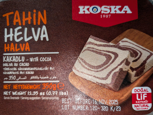 Koska Tahini Halva with cocoa 350g