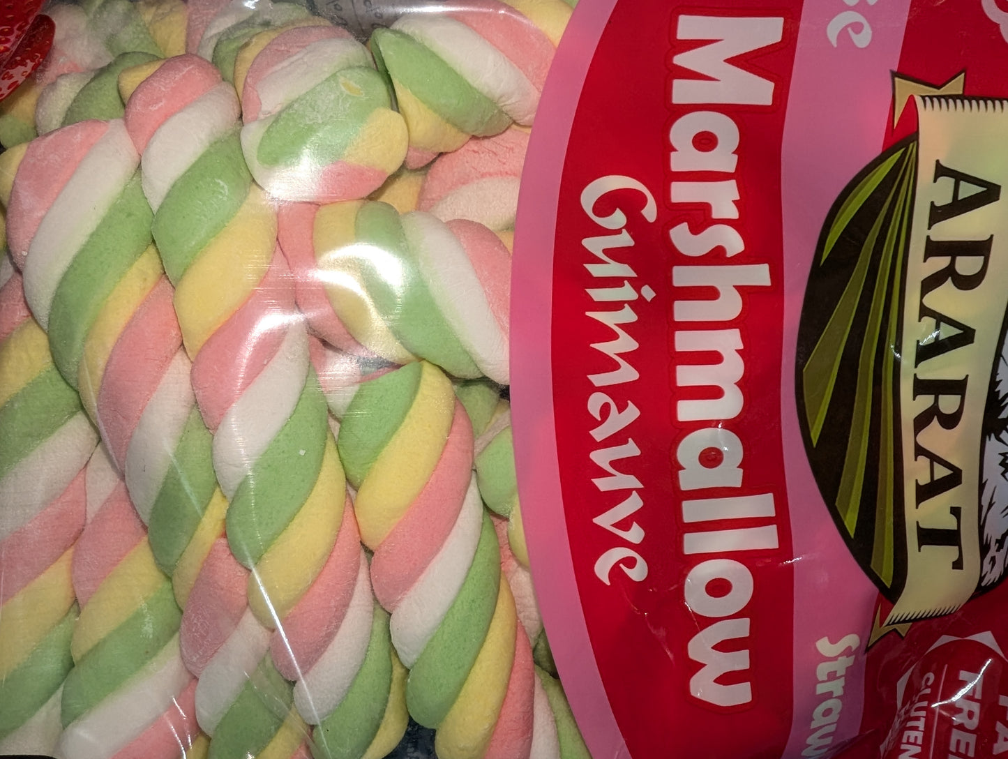 Ararat Marshmallow Strawberry twist 220g