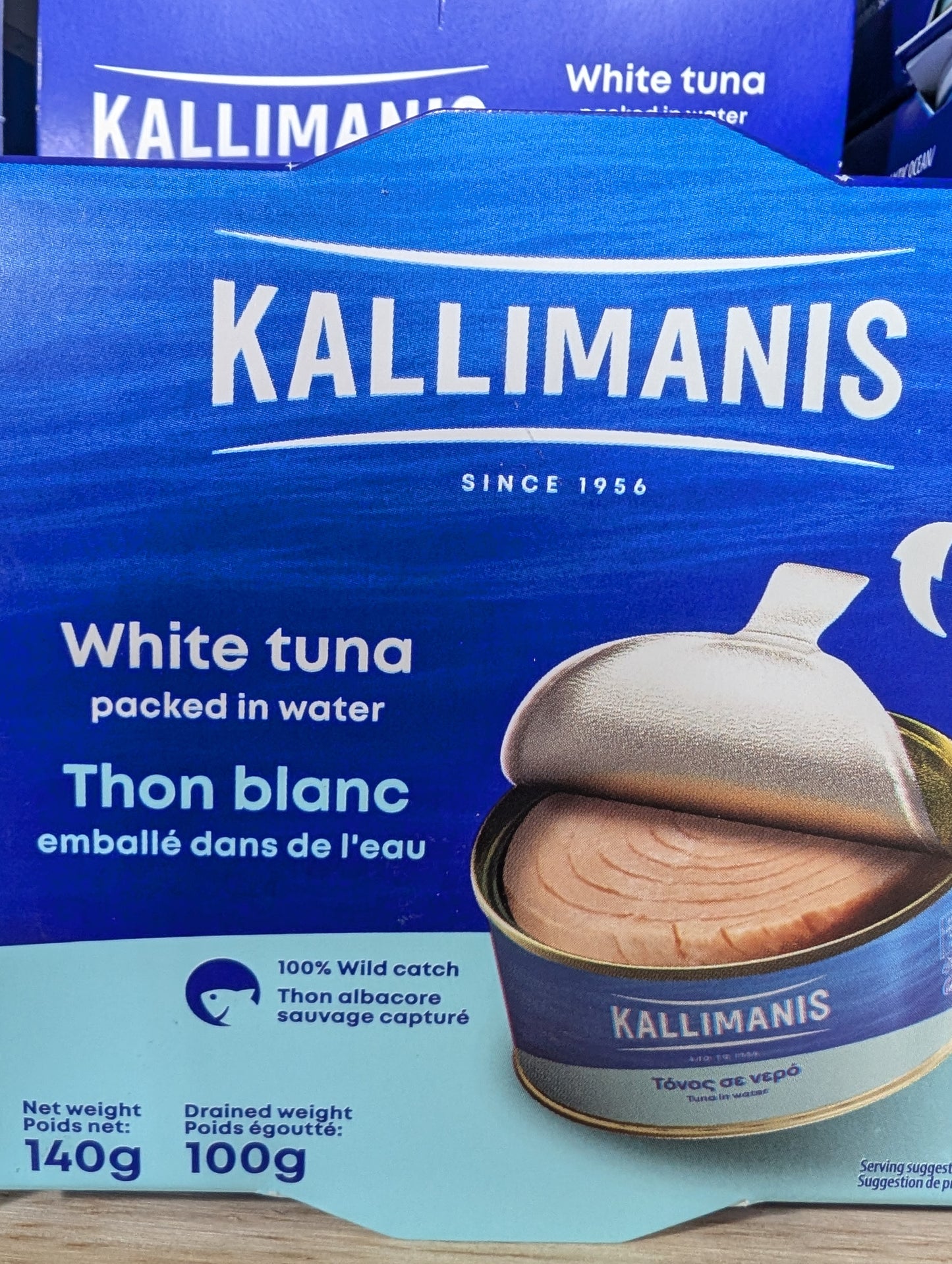 Kallimanis White Tuna in water 140g