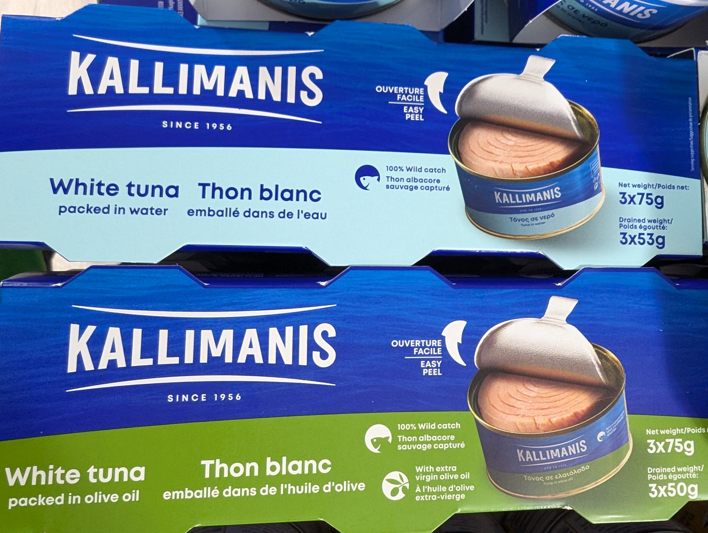 Kallimanis White Tuna in water 225g