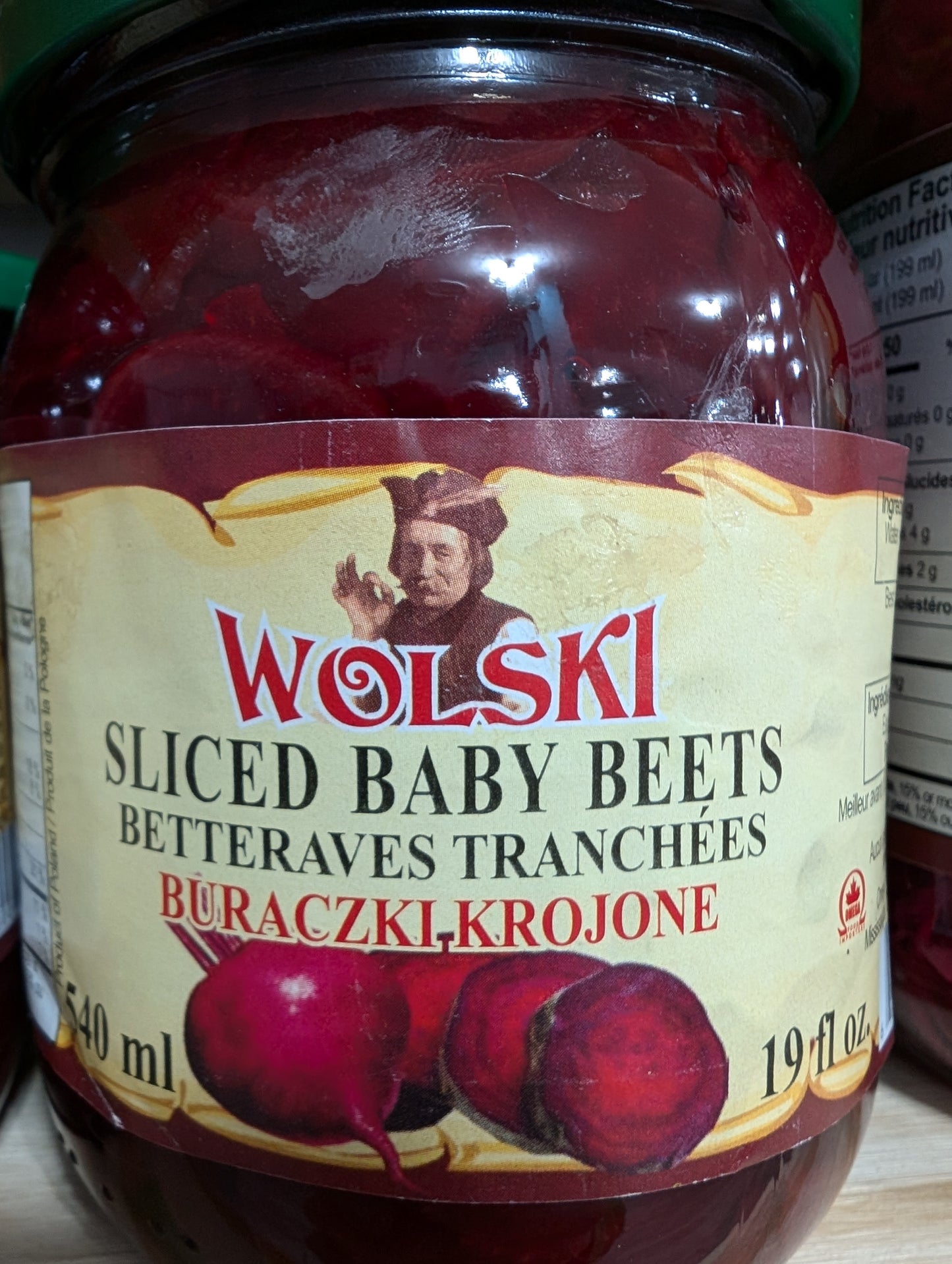 Wolski Sliced Baby Beets 540ml