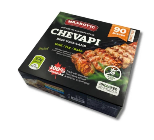 Mrakovic Chevapi Beef-Veal-Lamb 90 pieces