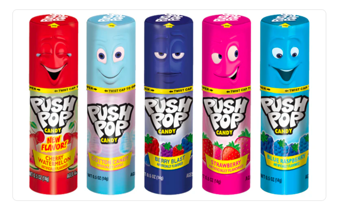 Push pop candy 14g