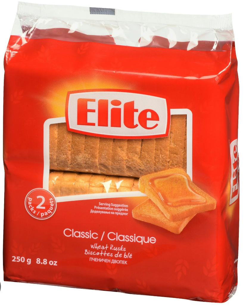 Elbisco Elite Wheat Rusks 250g