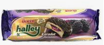 Ulker Halley Mulberry Marshmallow Sandwich 8pack