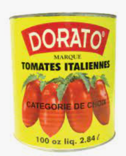 Dorato Plum Tomatoes with Basil 2.84lt